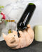 Babe Farm Pink Pig Wine Holder Decor Statue Whimsical Practical Pig Wine Caddy