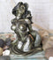 Ebros Aged Bronze Resin Nude Seductive Mermaid Statue 7.25" Tall