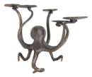 Giant Creature Kraken Octopus Penta Candleholder Home Decor Made of Aluminum