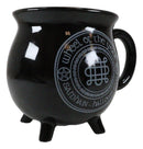 Wicca Sabbats Wheel of The Year Samhain Dragon Heat Color Changing Cauldron Mug