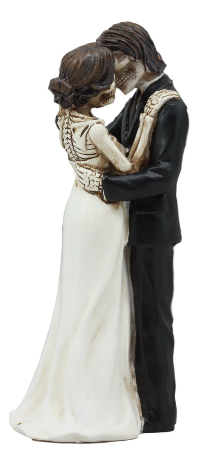 Ebros Love Never Dies Wedding Bride And Groom Skeleton Cake Topper The Eternal Kiss Figurine Decor Statue