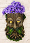 Evergreen Forest Greenman Wall Hanging Planter Sculpture Plaque Home Decor