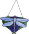 Ebros Tiffany 7.25" W Dragonfly Insect Suncatcher Stained Glass Art Panel Wall