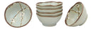 Ebros Made In Japan 3.75" Diameter Light Blue Plum Set of 6 Irregular Bowls