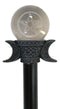 Triple Goddess Sacred Moon Pentagram Star LED Glass Decorative Prop Swagger Cane