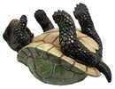 Ebros Drunken Coastal Sea Turtle Tortoise Wine Bottle Holder Caddy Figurine As Home Kitchen Wine Cellar Decorative Storage Organizer Solution of Wild Aquatic Animals Turtles Terrapins Tortoises Decor