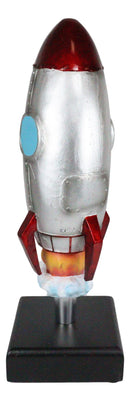 Ebros Space Astronomy Rocket Ship Apollo Novelty Beer Tap Handle Figurine With Base