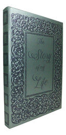 The Story Of My Life Rococo Gothic Scroll Art Embossed Blank Page Journal Book