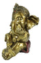 Vastu Hindu Elephant God Baby Ganesha Ganapati With Fire Ember In Hand Figurine