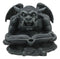 Notre Dame Horned Gargoyle With Spell Book Statue Demonic Bibliography Watchmen