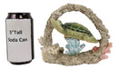 Ebros Large Nautical Marine Green Sea Turtle Swimming By Coral Reef Decor Statue