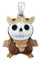 Ebros Furrybones Voodoo Chocolate Hootie Horned Owl Necklace Pendant Jewelry