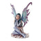 Ebros Fairyland 12.5 Inch Winter Wonderland Posh Winged Fairy Statue Figurine
