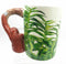 Tropical Rainforest Orangutan Ape 12oz Ceramic Mug Coffee Cup Home & Kitchen