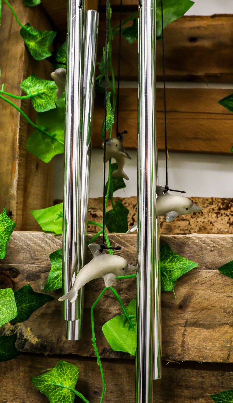Ocean Sea Coral Marine Dolphin Family Decorative Wind Chime For Garden Patio