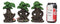 Wiccan Forest Spirit Deity See Hear Speak No Evil Greenman Tree Ents Statue Set