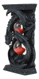 Figure 8 Prosperity Hour Of The Dragon Invertible Dual Dragon Sandtimer Statue - Ebros Gift