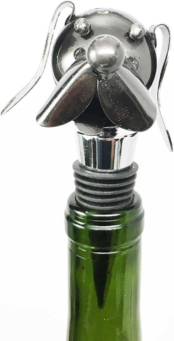Beagle Dog Kitchen Wine Bottle Topper Stopper Metal Rubber Cork Accessories
