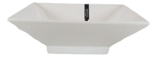 Ebros Pack Of 2 Kitchen And Dining Modern Contemporary Design Porcelain Square Bowls 35 Ounces 8.5"Diameter - Ebros Gift