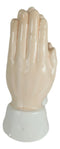 Inspirational Religious Themed Praying Hands Ceramic Salt Pepper Shakers Set