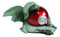 Ebros Amy Brown Holiday Treasure Dragon Sleeping With Red Ornament Mistletoe Figurine