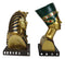 Ebros Golden Mask of Egypt Pharaoh King TUT and Queen Nefertiti Statue Set of 2