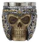 Ebros Medieval Roman Centurion Knight Warrior Skull With Battle Helmet Tea Coffee Cup