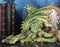 Silent Killer Fantasy Gothic Prowling Green Metallic Dragon Decorative Figurine