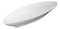 Contemporary Sleek Design Large White Porcelain Oval Plate Serving Platter 20"L