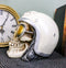 Ebros Aviation Airman Fighter Pilot Helmet Skull With Aviator Sunglasses Shades Statue Ossuary Skeleton Macabre Halloween Graveyard Spooky Skulls Figurine
