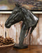 Ebros Terracotta Horse Bust Sculpture 12.25" Tall Faux Granite Resin Decor Stallion Horse Head Statue