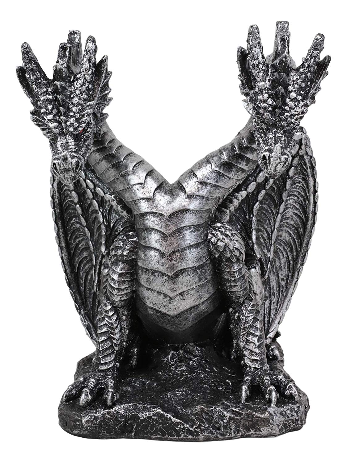 Ebros Hydra Dragon Wine Bottle Holder Statue 9" Tall Fantasy Caddy Kitchen Decor