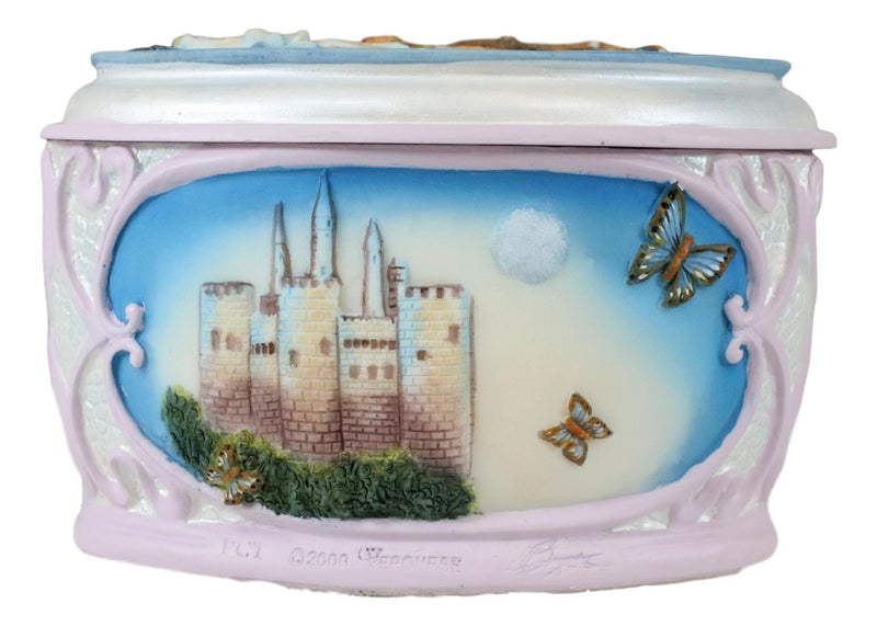 Ebros Jody Bergsma Fantasy Whimsical Sky Castle Decorative Trinket Jewelry Box