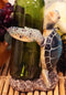 Ebros Nautical Blue Sea Turtle Wine Bottle Holder Caddy Figurine 7.5" High