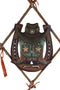 14" Rustic Southwestern Dreamcatcher Lucky Horseshoe Cowboy Hat Boots Wall Decor