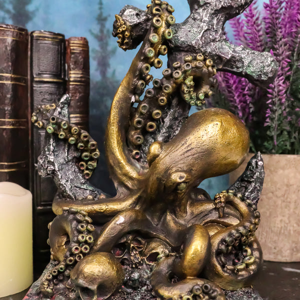 Ebros Giant Deep Sea Octopus Kraken Hauling Anchor Decorative Paperwei– Ebros  Gift