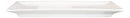 Pack Of 4 Modern White Porcelain Sushi Appetizer Dessert Platter Plates 10"L