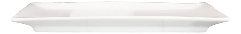 Pack Of 4 Modern White Porcelain Sushi Appetizer Dessert Platter Plates 10"L