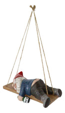 Whimsical Passed Out Drunk Bare Bottoms Up Mr Gnome On Bench Wall Or Tree Hanger