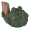 Set of 3 Green Toads Frogs Holding Welcome Kiss Me I Love U Signs Mini Figurines