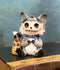 Ebros Furrybones Bandit The Raccoon Voodoo Stitched Skeleton Figurine 3"H