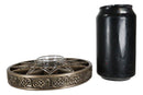 Greek Astrological Horoscopes Zodiac Pentagram Alchemy Votive Candle Holder