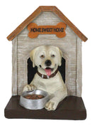 Labrador Golden Retriever Dog In Doghouse Kennel Stationery Pen Pencil Holder