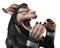 Holiday Devil Krampus Folklore Figurine Wine Bottle Holder 11"L