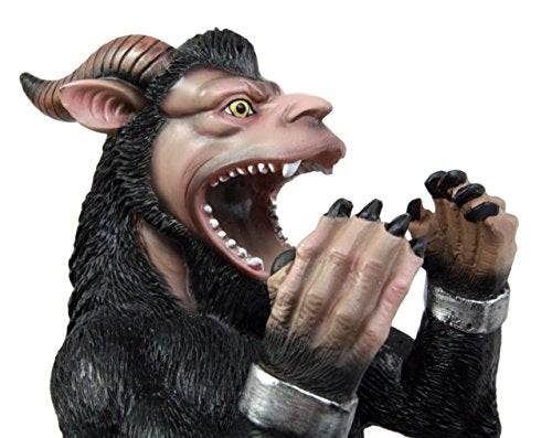 Holiday Devil Krampus Folklore Figurine Wine Bottle Holder 11"L