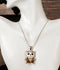 Ebros Furrybones Voodoo Chocolate Hootie Horned Owl Necklace Pendant Jewelry