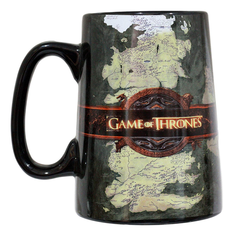 Ebros HBO Series Game Of Thrones Map Of Westeros And Essos Ceramic Mug 5.5"Tall