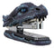 Ebros Legendary Blue Ice Fire Dragon Head Stapler Light Duty Office Desktop Accessory