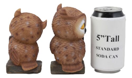Ebros Valentines Kissing Love Owl Couple Decor Statue 2 Owls W/ Heart Sign