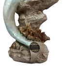 Ebros Gift Large Aquamarine Pretty Goddess Mermaid Listening To Ocean Sconce Figurine 17"H